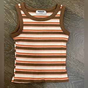 RSQ tank top striped XS